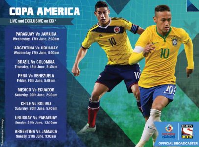 Copa America 2015 Live on Sony KIX