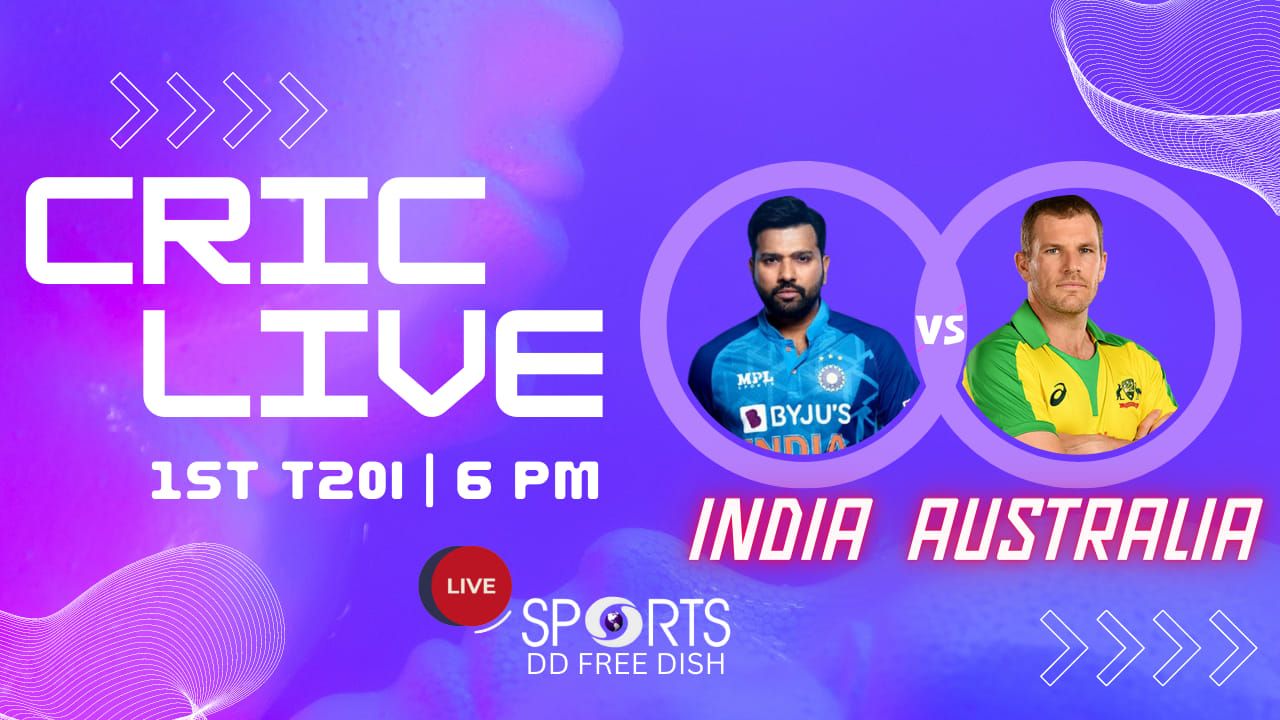 India Vs Australia T20i Cricket Live On Star Sports Dd Sports Ott