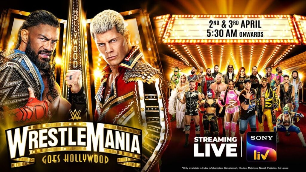 WWE WrestleMania 39 Live Coverage On Sony Sports Ten 1, Ten 3 And Ten 4