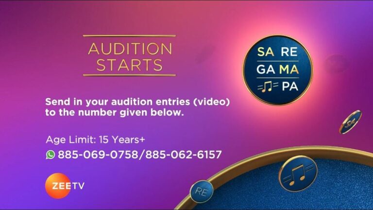 Sa Re Ga Ma Pa 2023 Audition