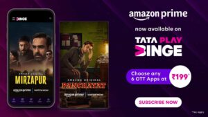 Amazon Prime on Tata Play Binge