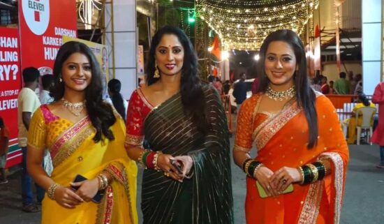 Sun Neo Actresses Visited Andhericha Raja