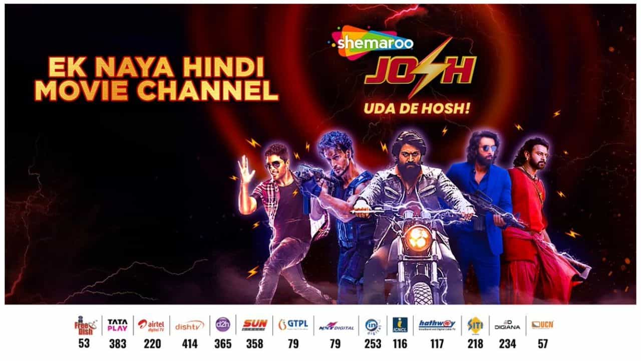 Shemaroo Josh Hindi Movie Channel Indian TV and OTT