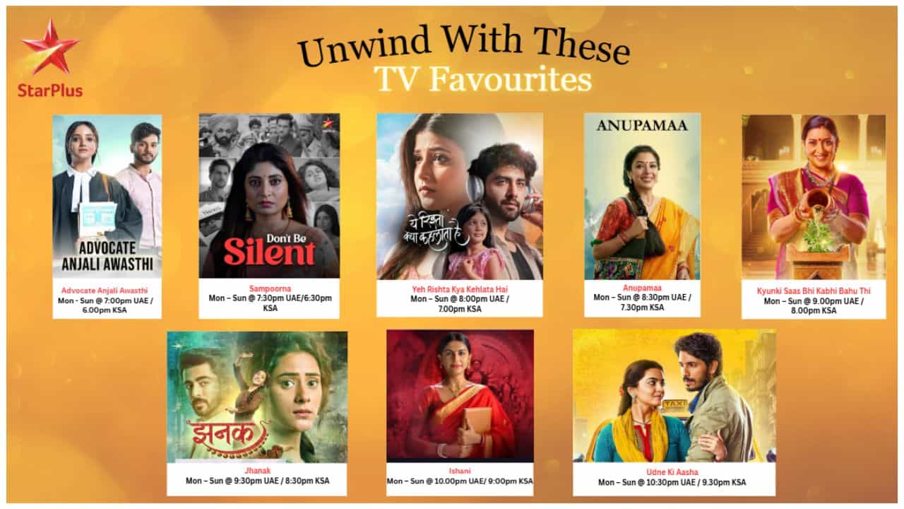 Star Plus Serials Middle East Time