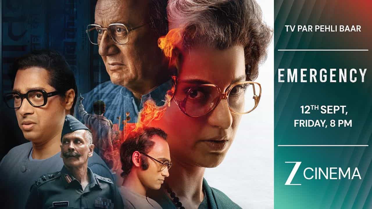 Zee Cinema Brings Premier Of Emergency Movie