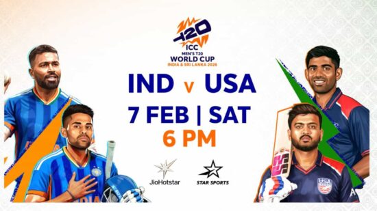 India Vs USA Match Live