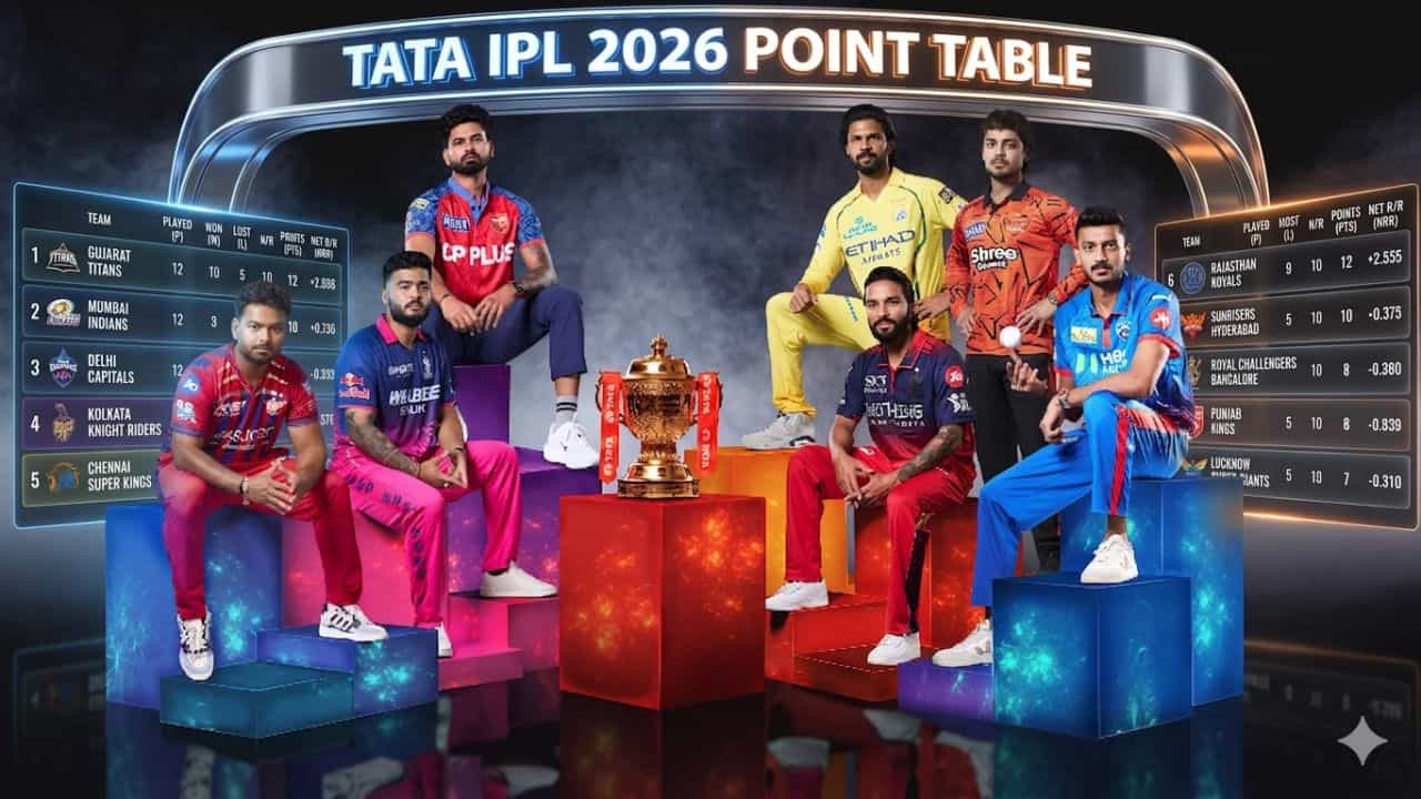 Tata IPL 2026 Point Table – Check the Winners, Losers , Man of Match , Scores, Run Rate and More