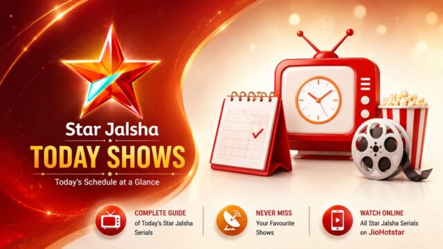 Check today's Star Jalsha schedule with original telecast timings, repeat airing schedule, and complete Bengali television program guide Check today's Star Jalsha schedule with original telecast timings, repeat airing schedule, and complete Bengali television program guide