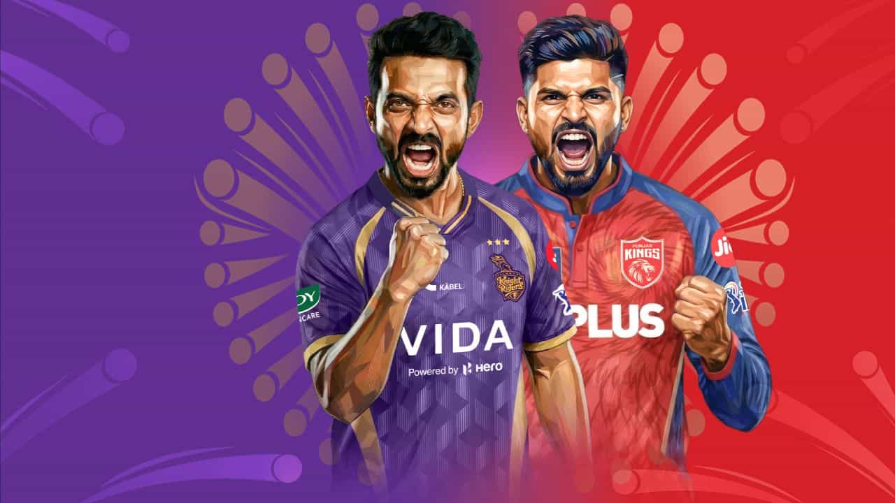 TATA IPl 2026 Match Number 12 , KKR Vs PBKS at Eden Gardens, Kolkata, Today at 7:30 PM