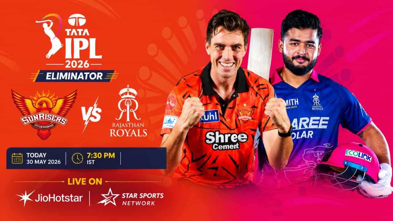 IPL Today Match: SRH vs RR Eliminator at 7:30 PM – Pat Cummins Opens Up on Vaibhav Suryavanshi Threat