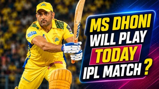 MS Dhoni Today IPL Match