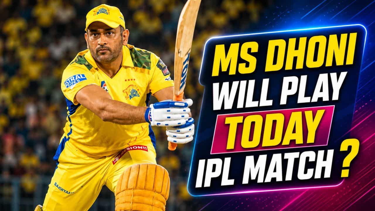 MS Dhoni Will Play Today IPL Match Against SRH? Sunil Gavaskar Shares Major Update