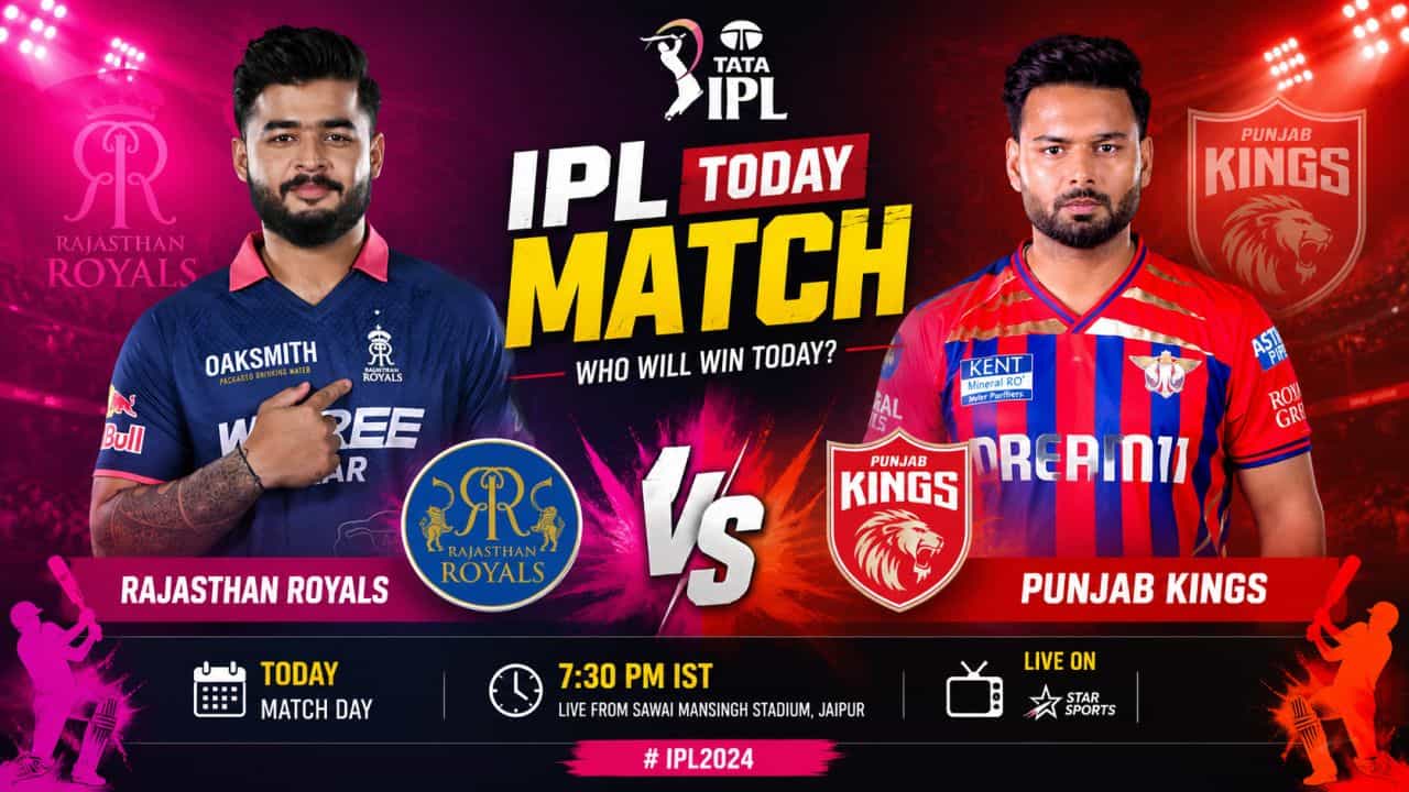 IPL Today Match – Rajasthan Royals Vs Lucknow Super Giants Live at 7:30 PM on JioHotstar