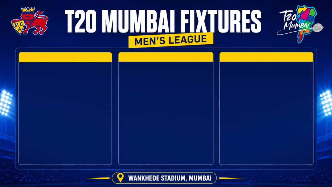 T20 Mumbai League 2026 fixtures