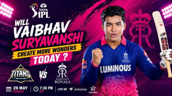 Will Vaibhav Suryavanshi Shine Today ?
