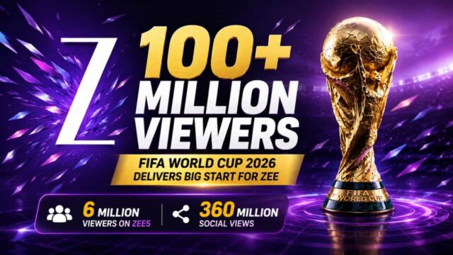 Zee 5 Records Strong Opening Weekend Performance for FIFA World Cup 2026 Zee 5 Records Strong Opening Weekend Performance for FIFA World Cup 2026