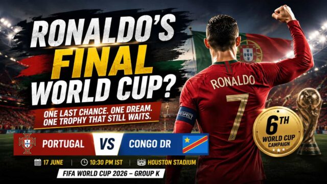Football fans in India can watch Portugal vs Congo DR live through Zee Network's dedicated FIFA World Cup coverage.