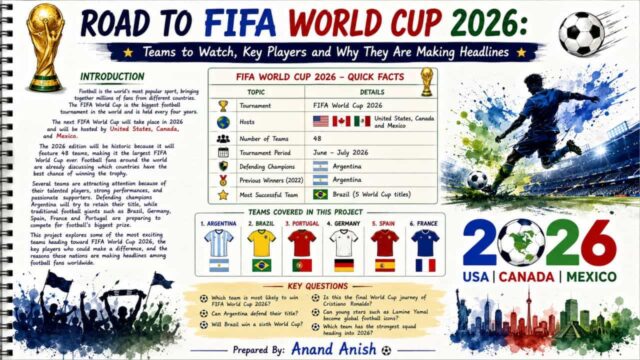 Road to FIFA World Cup 2026 Road to FIFA World Cup 2026