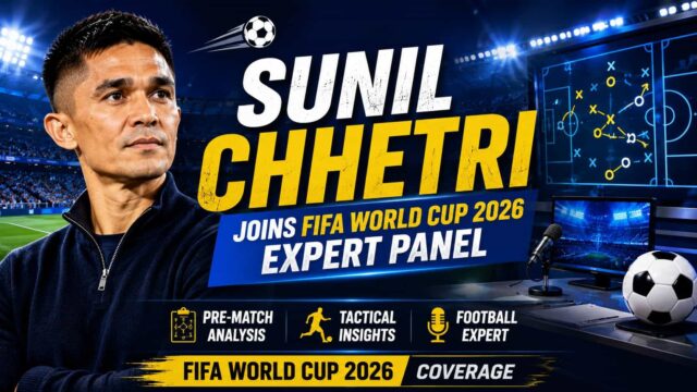Zee 5 Onboards Sunil Chhetri to FIFA World Cup 2026 Expert Panel