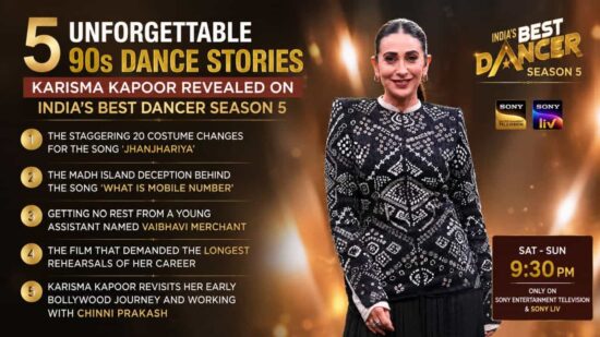 Karisma Kapoor Reveals 5 Unforgettable 90s Dance Stories on India's Best Dancer 5 Karisma Kapoor Reveals 5 Unforgettable 90s Dance Stories on India's Best Dancer 5