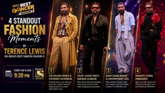 4 Standout Fashion Moments by Terence Lewis on India's Best Dancer Season 5 4 Standout Fashion Moments by Terence Lewis on India's Best Dancer Season 5