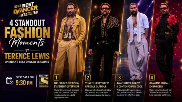 4 Standout Fashion Moments by Terence Lewis on India's Best Dancer Season 5 4 Standout Fashion Moments by Terence Lewis on India's Best Dancer Season 5