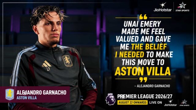 Alejandro Garnacho opens up about his Aston Villa move, revealing how Unai Emery gave him confidence ahead of the Premier League 2026/27 season. Alejandro Garnacho opens up about his Aston Villa move, revealing how Unai Emery gave him confidence ahead of the Premier League 2026/27 season.