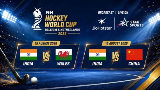 India vs Wales, India vs China FIH Hockey World Cup 2026 - Where to Watch Live, Broadcast Partners India vs Wales, India vs China FIH Hockey World Cup 2026 - Where to Watch Live, Broadcast Partners