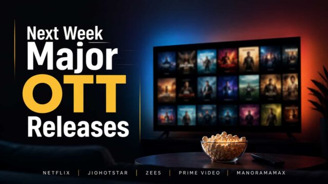 Next Week (4 - 7 August) Major OTT Releases on Netflix, ZEE5, Prime Video, ManoramaMax & JioHotstar Next Week (4 - 7 August) Major OTT Releases on Netflix, ZEE5, Prime Video, ManoramaMax & JioHotstar