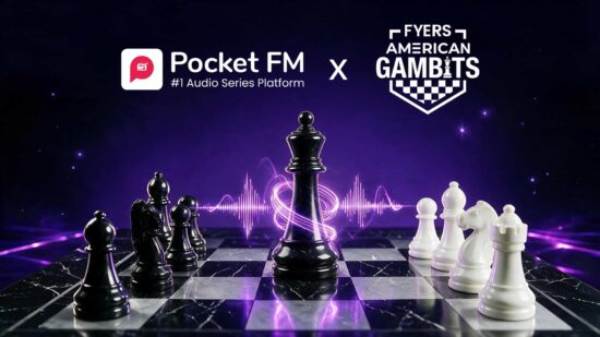Pocket FM joins FYERS American Gambits as Global Co-Sponsor for the Global Chess League 2026, strengthening its international brand presence through the premier team chess tournament.