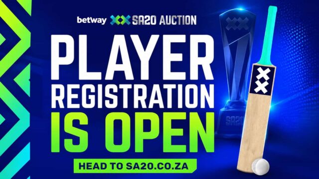 SA20 Season 5 Player Registration Opens Ahead of October 7 Auction SA20 Season 5 Player Registration Opens Ahead of October 7 Auction