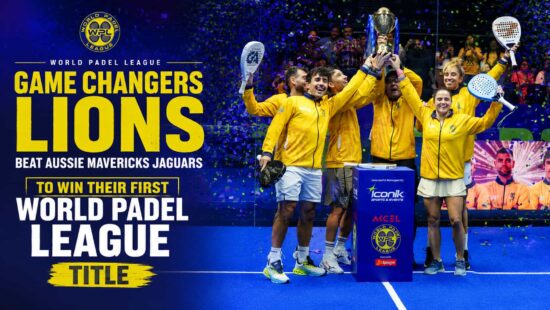 Game Changers Lions Beat Aussie Mavericks Jaguars 19-10 to Win Their First World Padel League Title