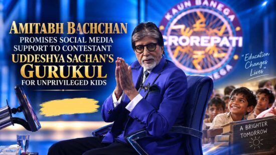 Amitabh Bachchan Supports KBC 18 Contestant Uddeshya Sachan Gurukul