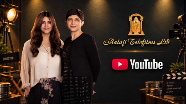 Balaji Telefilms Partners With YouTube to Launch 5 Premium Original Shows
